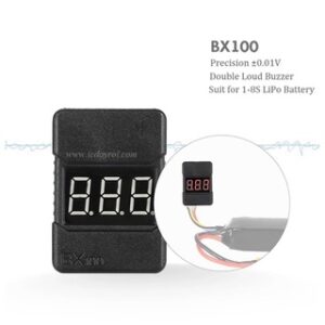 Đồng hồ đo điện áp pin 1-8S tích hợp còi hú báo hết pin