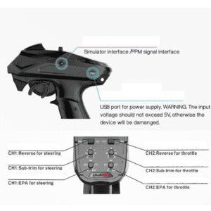 Tay điều khiển DumboRC Dumbo RC 6 kênh có Gyro X6FG