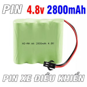 Pin dung lượng cao 4.8V 2800mAh Ni-Mh giắc SM