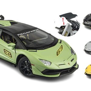 Lamborghini Aventador SVJ 63 tỉ lệ 1:24 hãng Miniauto