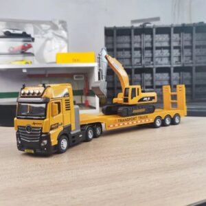 mo-hinh-xe-o-to-excavator-transport-truck-ty-le-150