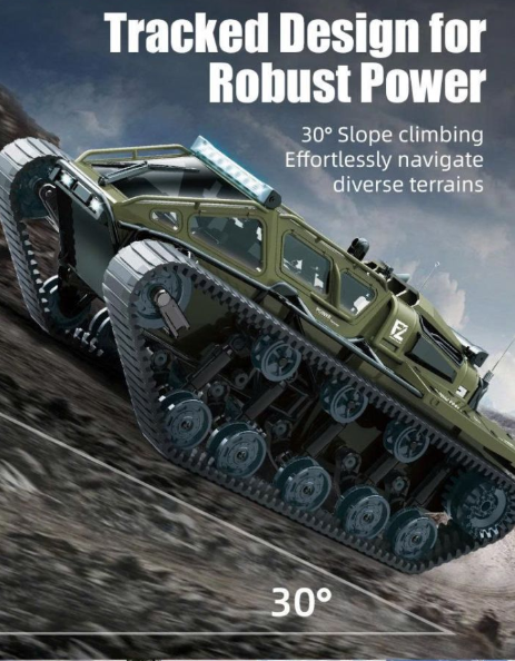Xe Điều Khiển Từ Xa JJRC C8812 Ripsaw EV3-F4 – Xe Bánh Xích RC 1/16