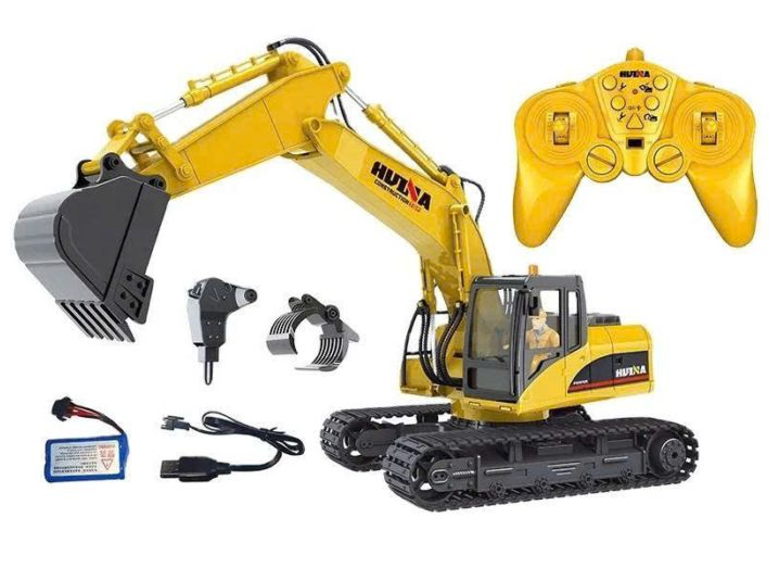 máy xúc điều khiển từ xa Huina 1535-1 Model 2025