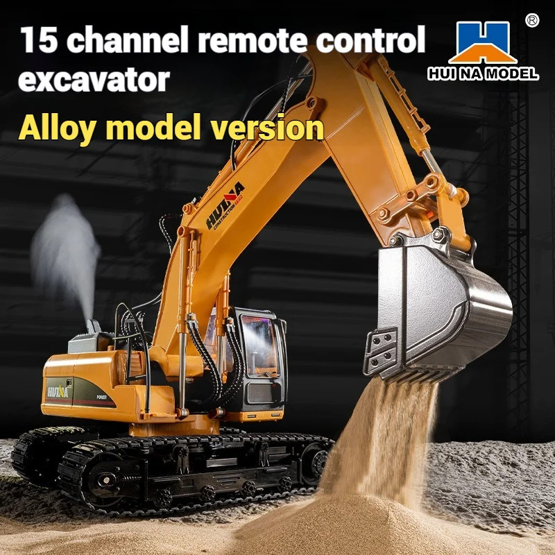 máy xúc điều khiển từ xa Huina 1535-1 Model 2025