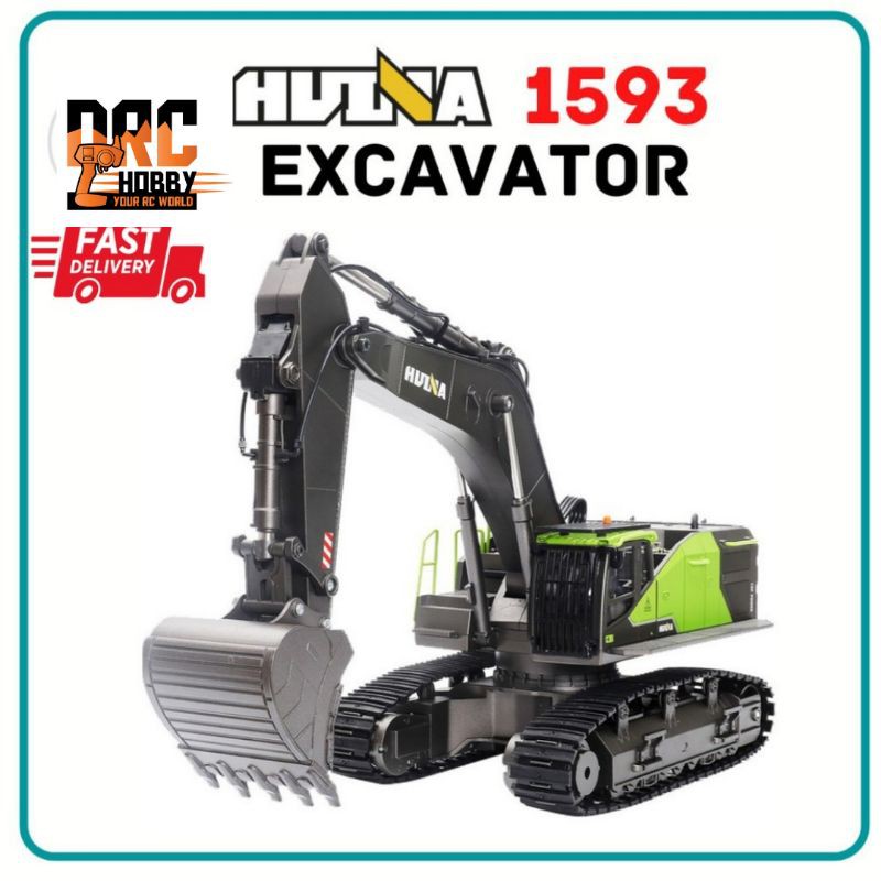 Máy xúc điều khiển từ xa Huina 1593, tỷ lệ 1:14